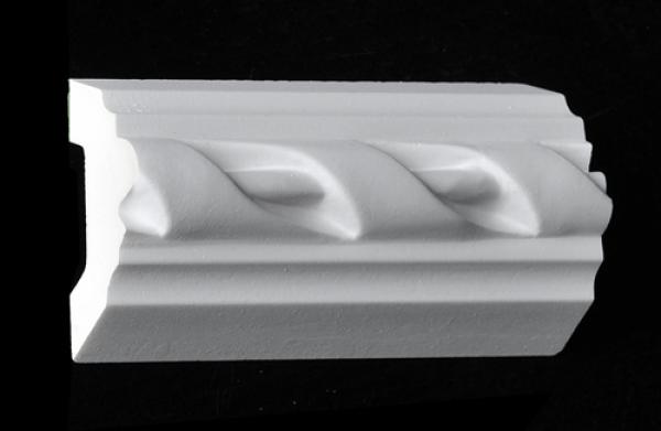 Wand 258-12 PU  25,5x25,5cm  Ecke/Viertelkreis passend zur Leiste Wand 258 PU